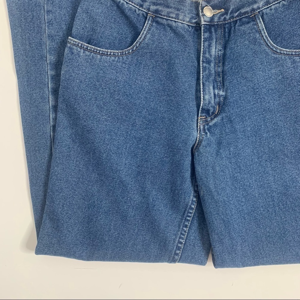 Vintage Lawman 100% Cotton Mid-Rise Straight Leg Jeans - Picture 10 of 14